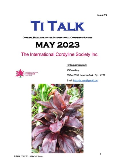 Ti Talk: Issue 71